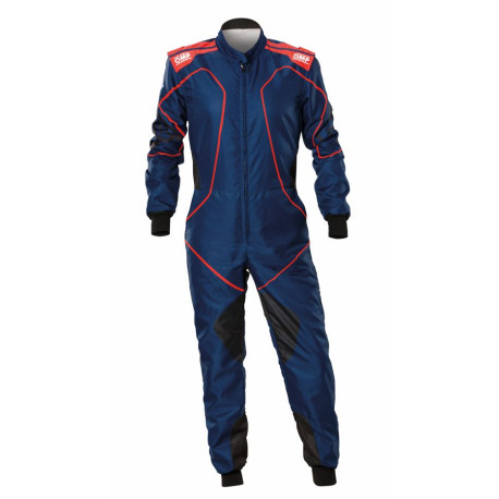 Tute CIK-FIA tuta da gara OMP KS-3X ART STYLE2 blu/rosso | race-shop.it
