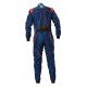 Tute CIK-FIA tuta da gara OMP KS-3X ART STYLE2 blu/rosso | race-shop.it