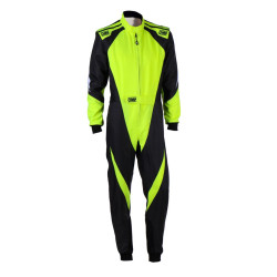 CIK-FIA tuta da gara OMP KS-3X, nero/giallo fluo