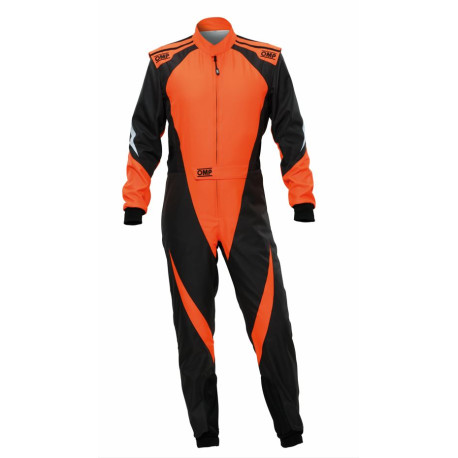 Tute CIK-FIA tuta da gara OMP KS-3X, nero/arancione fluo | race-shop.it