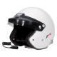Casco jet da corsa omologato FIA OMP J-Rally (HANS), bianco