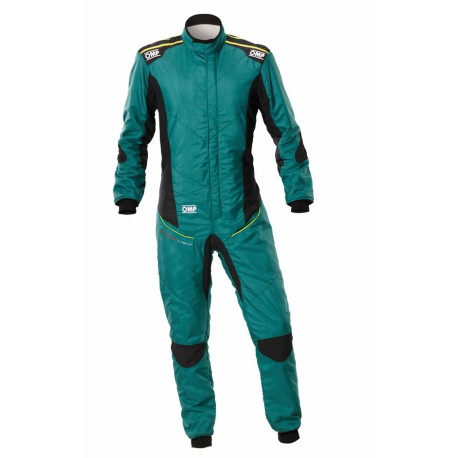 Tute Tuta da corsa omologata FIA OMP TECNICA SuperLight, verde/fluo/giallo | race-shop.it