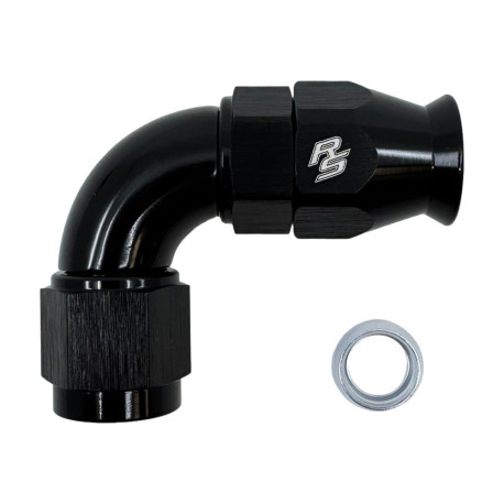 Raccordi 90° PTFE forgiato FULL FLOW Raccordo AN6 90° | race-shop.it