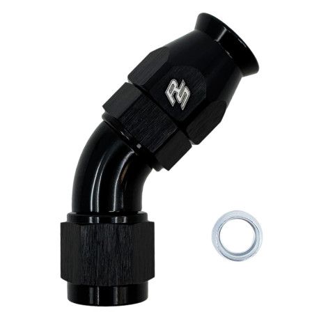 Raccordi 45° PTFE forgiato FULL FLOW Raccordo AN10 45° | race-shop.it