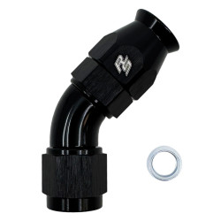 PTFE forgiato FULL FLOW Raccordo AN4 45°