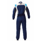 Tute FIA tuta da gara OMP FIRST EVO my2025 blu navy/ciano | race-shop.it