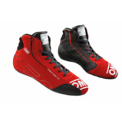 FIA scarpe da corsa OMP TECNICA my2025 nero/rosso