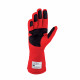 Guanti Guanti da gara omologati FIA OMP DIJON (cuciture interne), rosso/bianco/nero | race-shop.it