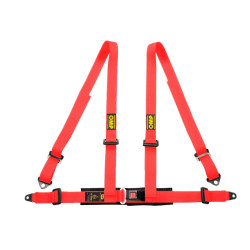 Cinture di sicurezza a 4 punti OMP ROAD 4 Harness 16-08, rosso