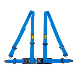 Cinture di sicurezza a 4 punti OMP ROAD 4 Harness 16-08, blu