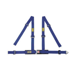 Cinture di sicurezza a 4 punti OMP ROAD 4M Harness 16-08, blu