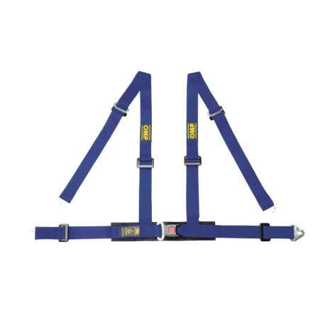 Cinture di sicurezza e accessori Cinture di sicurezza a 4 punti OMP ROAD 4M Harness 16-08, blu | race-shop.it