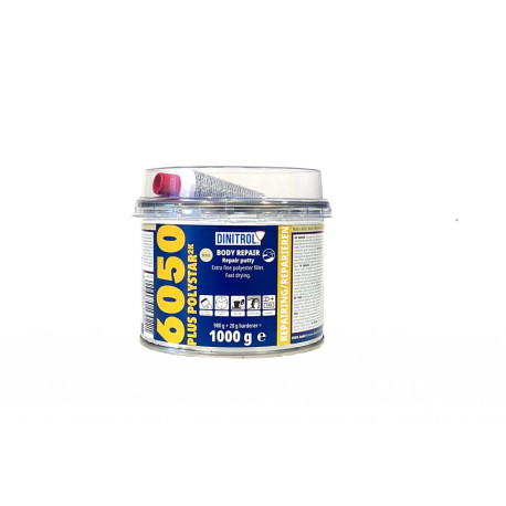 Sealing caulk DINITROL 6050 POLYSTAR stucco riparatore poliestere bicomponente 1kg | race-shop.it