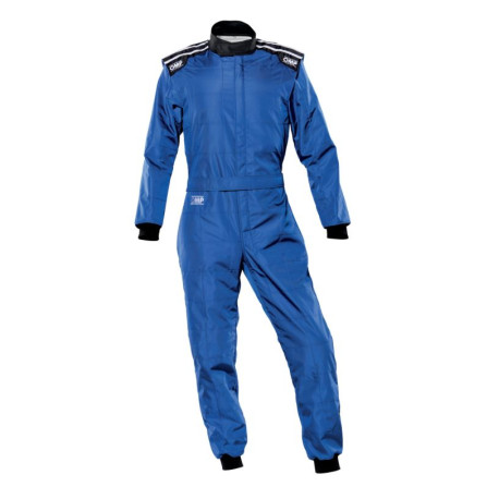 Tute Tuta da karting per bambini omologata CIK-FIA OMP KS-4, nero/blu | race-shop.it