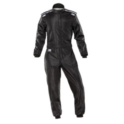 Tuta da karting per bambini omologata CIK-FIA OMP KS-4, nero