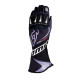 Guanti da karting OMP KS-2R (cuciture esterne), nero