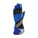 Guanti da gara OMP KS-2R (cuciture esterne) blu/bianco/bianco