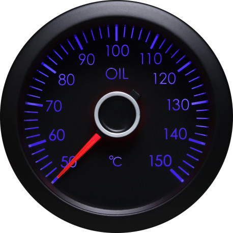 Strumentazione RACES VW Series Manometro RACES VW Series - Temperatura dell`olio - rosso/blu | race-shop.it