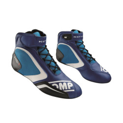 Scarpe da karting OMP KS-1, blu navy/ciano