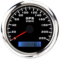Manometro RACES Marine - Tachimetro aggiuntivo (220kmh) con sensore GPS