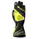 Guanti da karting Sparco K-ATTACK 2025 (cuciture esterne), nero/giallo fluo