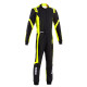 Tute Tuta da karting per bambini omologata CIK-FIA SPARCO THUNDER K48 ADV, nero/fluo/giallo | race-shop.it
