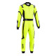 Tuta da gara SPARCO THUNDER K48 ADV con FIA, giallo fluo/nero