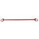 Barra posteriore superiore RACES Honda Civic, CRX, red