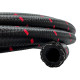 Tubi flessibili olio RACES Tubo carburante intrecciato in nylon nero - AN10 | race-shop.it