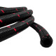Tubi flessibili olio RACES Tubo carburante intrecciato in nylon nero - AN10 | race-shop.it