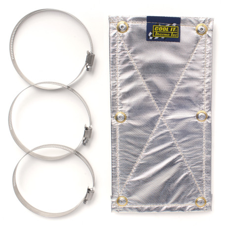 Protezioni, schermi e isolamenti termici Scudo termico per scarico Thermotec, 34,4x15,2cm | race-shop.it