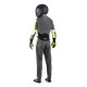 Tute Tuta da karting per bambini omologata CIK-FIA SPARCO Kerb Advanced K48, grigio/fluo/giallo | race-shop.it