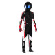 Tute Tuta da karting per bambini omologata CIK-FIA SPARCO Kerb Advanced K48, nero/rosso | race-shop.it