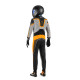 Tute Tuta da gara per bambini SPARCO SUPERLEGGERA-K con FIA, nero/arancione fluo | race-shop.it