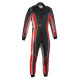 Tute Tuta da gara per bambini SPARCO SUPERLEGGERA-K con FIA, nero/rosso | race-shop.it