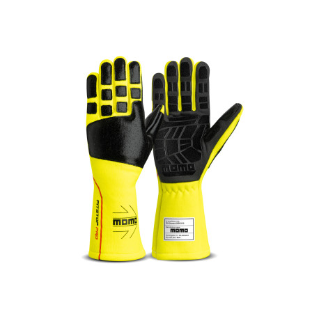 Guanti FIA MOMO PITSTOP PRO mechanic gloves, yellow | race-shop.it