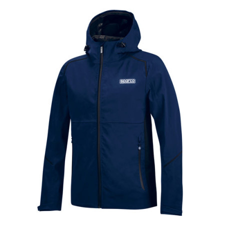 Felpe con cappuccio e giacche Sparco Shell Waterproof Giacca, blu/nero | race-shop.it