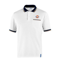 Polo SPARCO GULF (con taschino), bianco