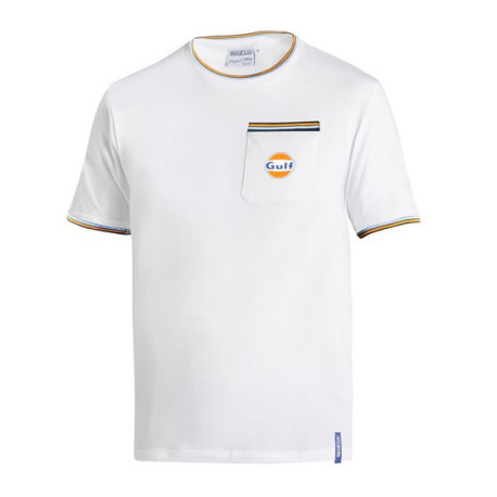Magliette Sparco Gulf Pocket Maglietta, bianco | race-shop.it