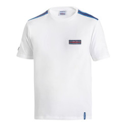 Sparco Martini Racing Top Stripes Maglietta, bianco