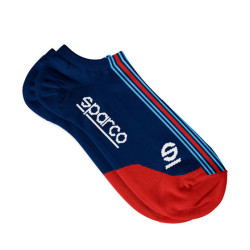 Calze SPARCO MARTINI RACING ICONIC (corte), blu navy/rosso