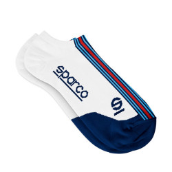 Calze SPARCO MARTINI RACING ICONIC (corte), bianco/blu navy