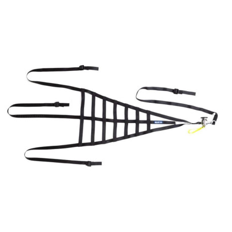 Reti per finestre Sparco rete finestrino MY2025 con FIA, nero | race-shop.it