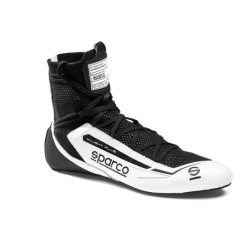 Scarpe da corsa omologate FIA Sparco X-LIGHT PLUS, bianco/nero