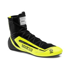 Scarpe da corsa omologate FIA Sparco X-LIGHT PLUS, giallo fluo/nero