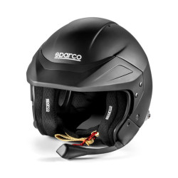 Casco jet da corsa omologato FIA Sparco FLUX RJ-i (intercom), nero