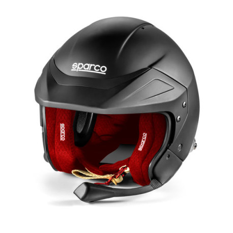 Caschi aperti Casco Sparco FLUX RJ-I con FIA, nero/rosso | race-shop.it