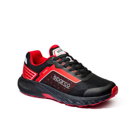 Work shoes Sparco scarpe S-Park SEPANG, nero/rosso | race-shop.it