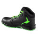 Work shoes Sparco scarpe TARGA-H S3S WILLY, nero/verde fluo | race-shop.it