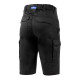 Lifestyle Sparco FTW Bermuda in cotone HAWAII, nero | race-shop.it
